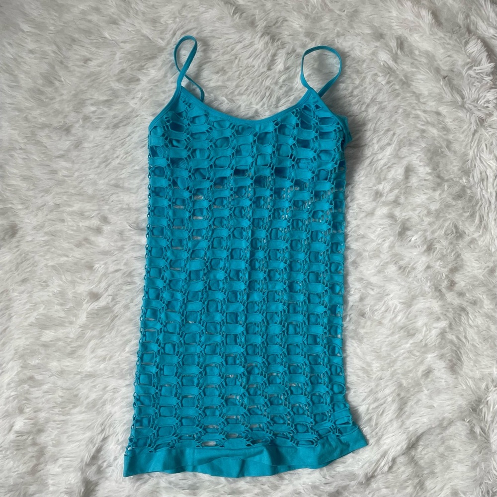 NWOT Fishnet bodycon mini dress